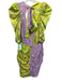 For Love & Lemons Size XS Yellow, Purple & Green Viscose Blend Floral Dress Yellow, Purple & Green / XS