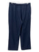 St. John Sport Size 10 Navy Polyester Blend High Rise Silver Buckle Pants Navy / 10