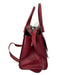 Tod's Red Leather Handle Top Adjustable Strap Zip closure Bag Red / Medium