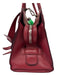 Tod's Red Leather Handle Top Adjustable Strap Zip closure Bag Red / Medium