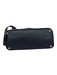 Prada Black & Gold Saffiano Leather Logo Gold Hardware Detachable Strap Bag Black & Gold / M