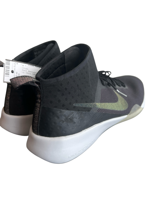 Nike Shoe Size 9 Black Manmade Material Sneaker Lace Up Velcro Shoes Black / 9