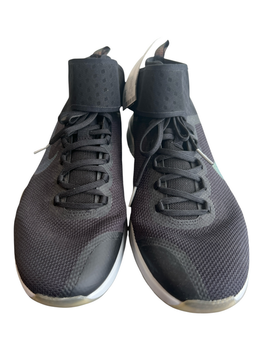 Nike Shoe Size 9 Black Manmade Material Sneaker Lace Up Velcro Shoes Black / 9
