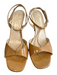 Kate Spade Shoe Size 9B Yellow Manmade Material open toe Crossover Pump Heels Yellow / 9B