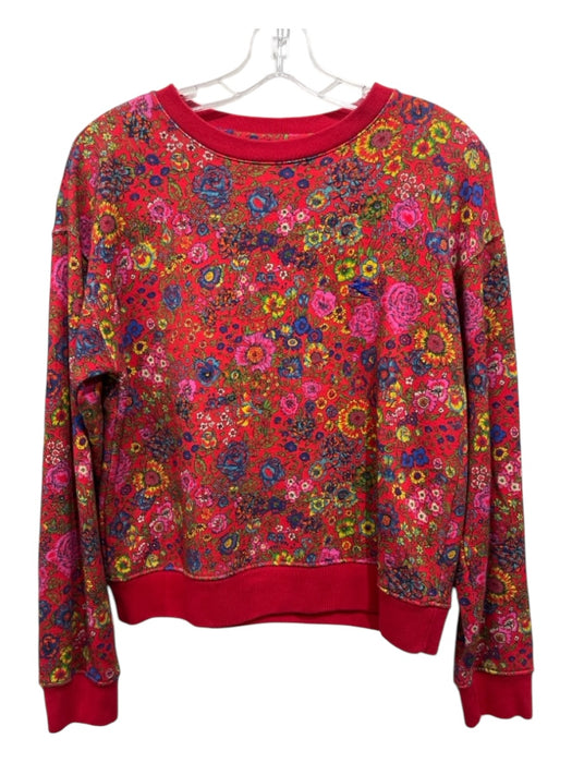 Etro Size 40 Red & Multi Cotton floral print Crew Neck Sweatshirt Red & Multi / 40