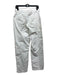 H&M Size 6 White Cotton Cargo Pockets Pants White / 6