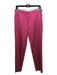 Etro Size 42 Pink & Multi Viscose & Polyamide Zip Fly Floral Print Pants Pink & Multi / 42