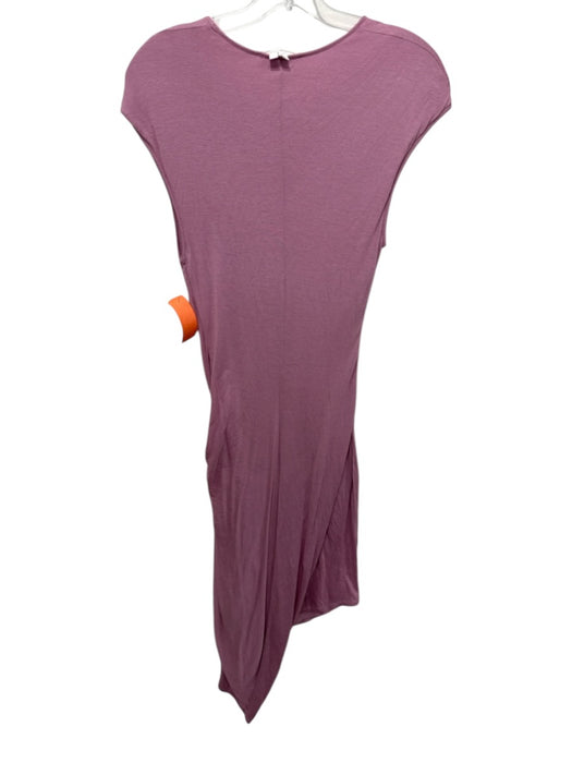 Helmut Lang Size M Dusty Pink Micro Modal Cap Sleeve V Neck Knot Detail Dress Dusty Pink / M