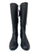 Valentino Shoe Size 39 Black Leather Back Bow Side Zip knee high Boots Black / 39