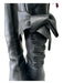 Valentino Shoe Size 39 Black Leather Back Bow Side Zip knee high Boots Black / 39