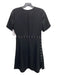 The Kooples Size XS Black Polyester SHW Chain Detail Back Zip Above Knee Dress Black / XS