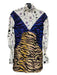 Kenzo Paris Size S / 38 Purple, Yellow, White Polyester Blend Floral Dress Purple, Yellow, White / S / 38