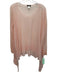 Kerisma Size M Light Pink Acrylic Blend Long Sleeve Fabric Block Sheer Sweater Light Pink / M