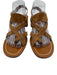 Veronica Beard Shoe Size 9 Brown Leather Slingback Buckle Stack Heel Sandals Brown / 9