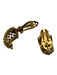 Gold 925 Silver Gold Tone Cable Detail Clip On Earrings Gold