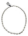 Silver 14k White Gold Plate Lobster Clasp Mariner Link Long Necklace Silver