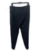 Oscar De La Renta Size 10 Black Cotton Blend Front Zip Pants Black / 10