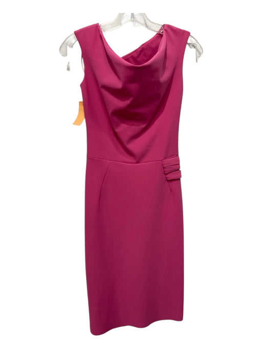 Chiara Boni Size 44 Dusty Rose Pink Polyamide Blend Off Shoulder Gathered Dress Dusty Rose Pink / 44