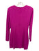 One 33 Social Size 10 Magenta Pink Polyester Blend Cut Outs Long Sleeve Dress Magenta Pink / 10