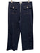Avec Les Filles Size 28 Dark Wash Cotton Denim Patch Pocket Zip Fly Jeans Dark Wash / 28