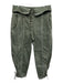 Ulla Johnson Size 12 Green Cotton Blend Denim foldover waist Button Fly Jeans Green / 12