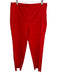Theory Size 12 Bright red Linen Blend Pocketed Side Zip Slim Pants Bright red / 12