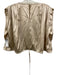 The Sei Size 6 Peachy Beige Silk Satin Gathered Shoulder Drawstring Waist Top Peachy Beige / 6
