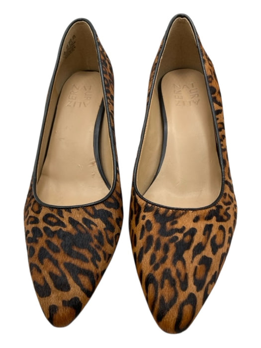 naturalizer Shoe Size 7.5 Brown & Black Pony Hair Leopard Pointed Toe Pumps Brown & Black / 7.5
