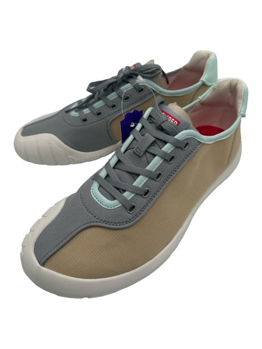 Camper Shoe Size 40 Seafoam & Gray Textile Rubber Sole lace up Low Top Sneakers Seafoam & Gray / 40