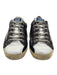 Golden Goose Shoe Size 40 Purple, Gray, White Low Top lace up Sparkle Sneakers Purple, Gray, White / 40