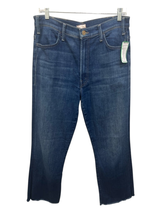 Mother Size 30 Medium Wash Cotton Blend Whiskering High Rise Bootcut Jeans Medium Wash / 30