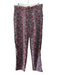 J Crew Size 30 Red & Blue Linen Zip Fly Mid Rise Pants Red & Blue / 30