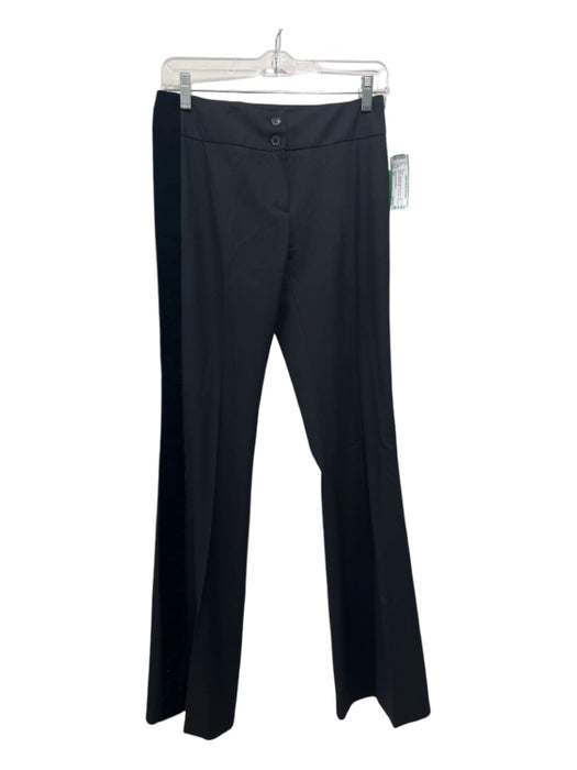 Barbara Bui Initials Size XS Black Polyester Blend Trouser Side Stripe Pants Black / XS