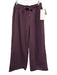 Lululemon Size M Burgundy Cotton Blend Elastic Waist Athleisure Mid Rise Pants Burgundy / M