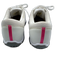 Nike Shoe Size 10 White & Pink Leather Upper Stripe Detail Golf Low Top Sneakers White & Pink / 10