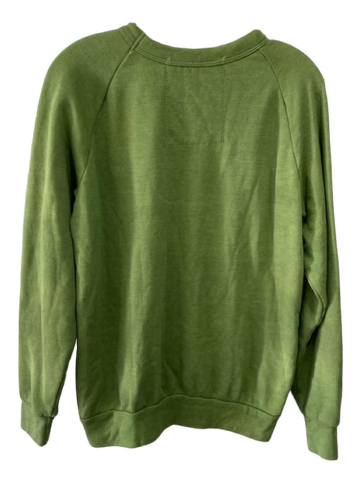 Aviator Nation Size M Green & Red Cotton & Polyester Crew Neck Sweatshirt Green & Red / M