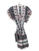 Dodo Bar Or Size M White, Black, Pink Cotton Embroidered Geometric Dress White, Black, Pink / M