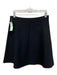 Theory Size M Black Wool Knit Paneled A Line Mini Skirt Black / M