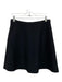 Theory Size M Black Wool Knit Paneled A Line Mini Skirt Black / M