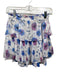 Loveshackfancy Size XS White, Blue, Multi Viscose & Polyester Tiered Skirt White, Blue, Multi / XS