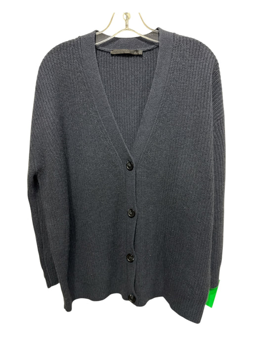 Jenni Kayne Size XS Blue Cashmere Knit Button Up Long Sleeve Cardigan Blue / XS
