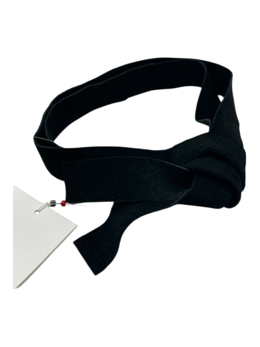 XiRENA Black Suede Tie Belts Black / One Size