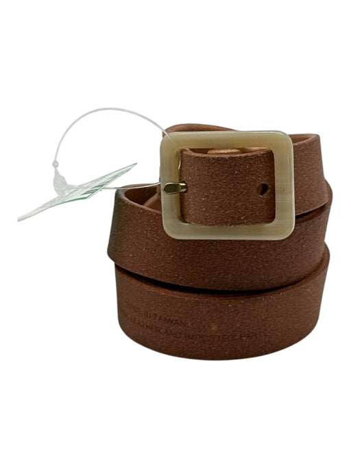 Madewell Beige Leather Acetate Thin Belts Beige / M