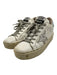 Golden Goose Shoe Size 37 White, Silver, Blue Leather Sparkle detail Sneakers White, Silver, Blue / 37