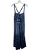 Sea New York Size M Blue & White Cotton Sleeveless Tie Dye Empire Waist Dress Blue & White / M