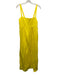 L'agence Size 8 Yellow Linen & Rayon Sleeveless Maxi shoulder straps Dress Yellow / 8
