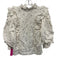 Magali Pascal Size M White & Multi Cotton Floral Long Sleeve Buttons Top White & Multi / M