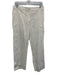 Theory Size 6 White Linen & Viscose High Rise Elastic Band Straight Pants White / 6