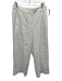 J Crew Size 8 White Linen & Polyester High Rise Trouser Straight Pants White / 8
