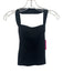 Reformation Size XS Black Cotton Sleeveless Halter Ribbed Top Black / XS